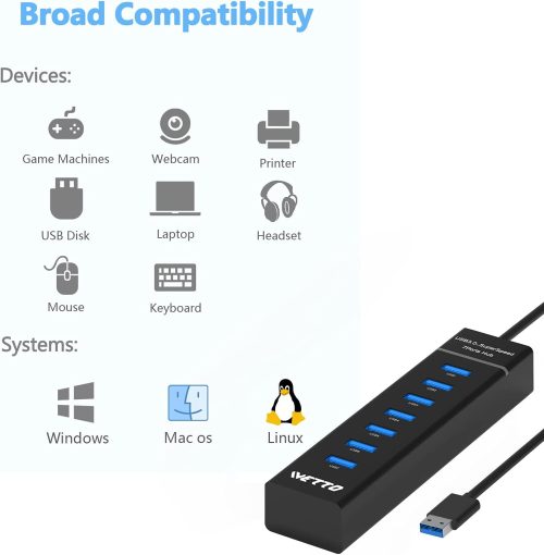 7-Port USB 3.0 Hub - Image 3